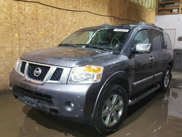 5N1AA0NC6CN601419 - 2012 NISSAN ARMADA SV GRAY photo 2