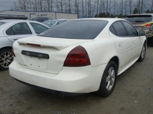 2G2WP552661174783 - 2006 PONTIAC GRAND PRIX WHITE photo 4