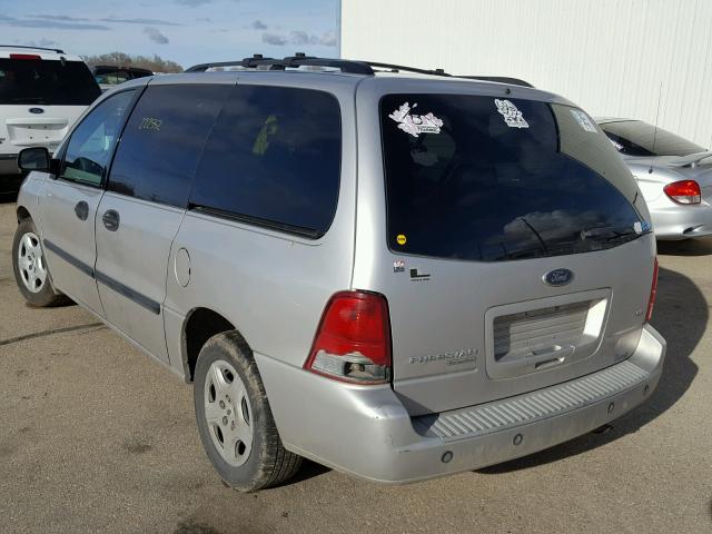 2FMZA51624BA19816 - 2004 FORD FREESTAR S SILVER photo 3