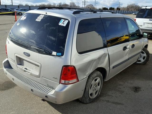 2FMZA51624BA19816 - 2004 FORD FREESTAR S SILVER photo 4