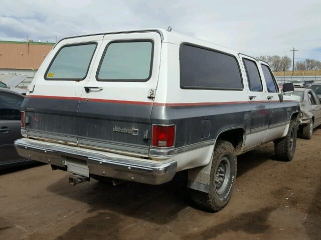 1GKGV26K1JF529531 - 1988 GMC SUBURBAN V WHITE photo 4