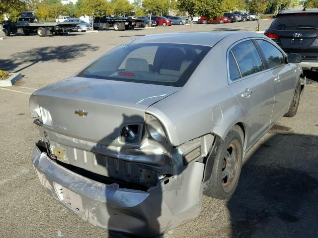 1G1ZG57B18F218781 - 2008 CHEVROLET MALIBU LS SILVER photo 4