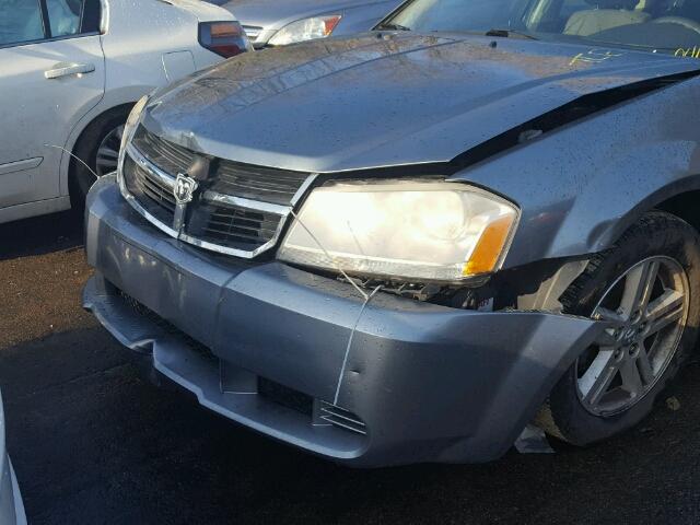 1B3LC56K48N160442 - 2008 DODGE AVENGER SX BLUE photo 9