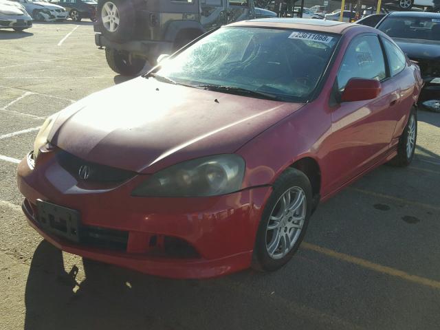 JH4DC54845S018226 - 2005 ACURA RSX RED photo 2