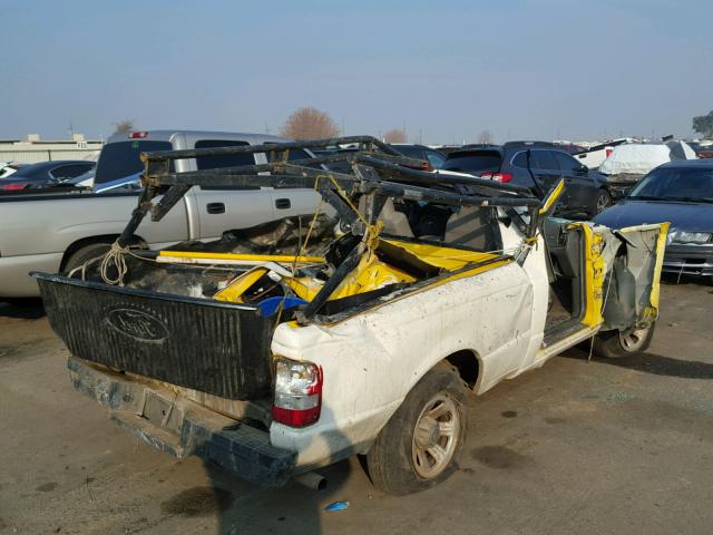 1FTYR10D18PB01763 - 2008 FORD RANGER WHITE photo 4