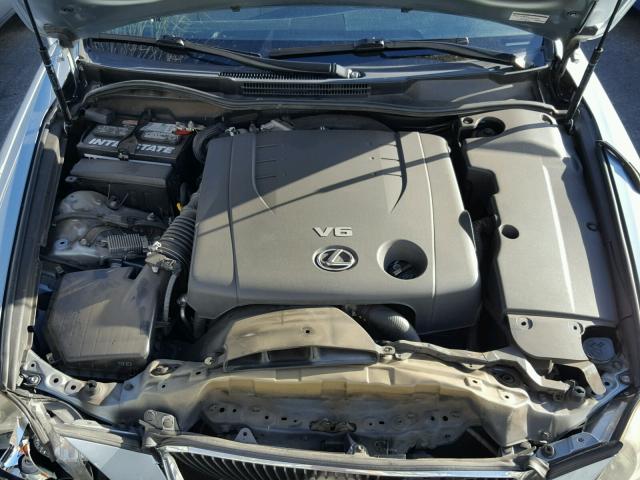 JTHBK262372041243 - 2007 LEXUS IS 250 SILVER photo 7