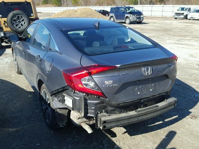 2HGFC1F76GH650194 - 2016 HONDA CIVIC EXL GRAY photo 3