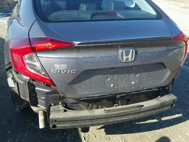 2HGFC1F76GH650194 - 2016 HONDA CIVIC EXL GRAY photo 9