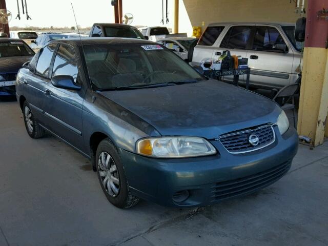 3N1CB51D22L638572 - 2002 NISSAN SENTRA XE GREEN photo 1