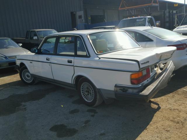 YV1AX8841K1374212 - 1989 VOLVO 244 DL WHITE photo 3