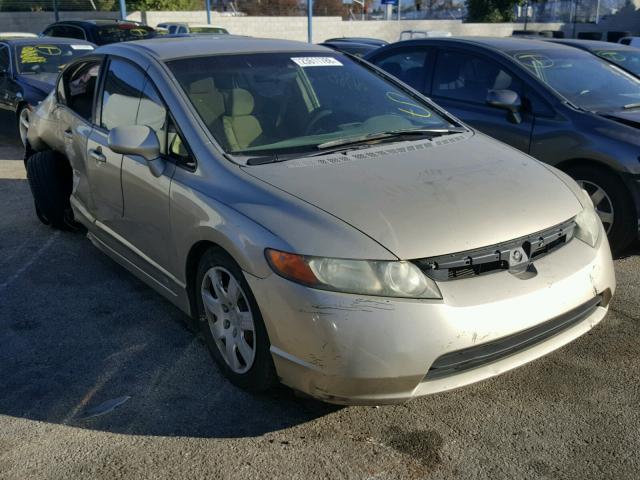 1HGFA16598L080734 - 2008 HONDA CIVIC LX GOLD photo 1