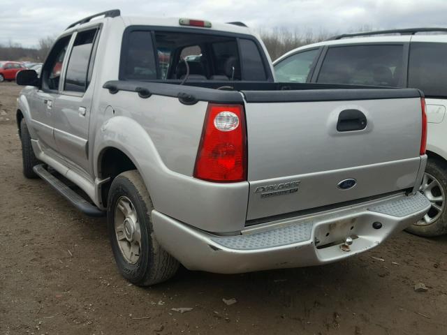 1FMZU77K74UB85847 - 2004 FORD EXPLORER S SILVER photo 3