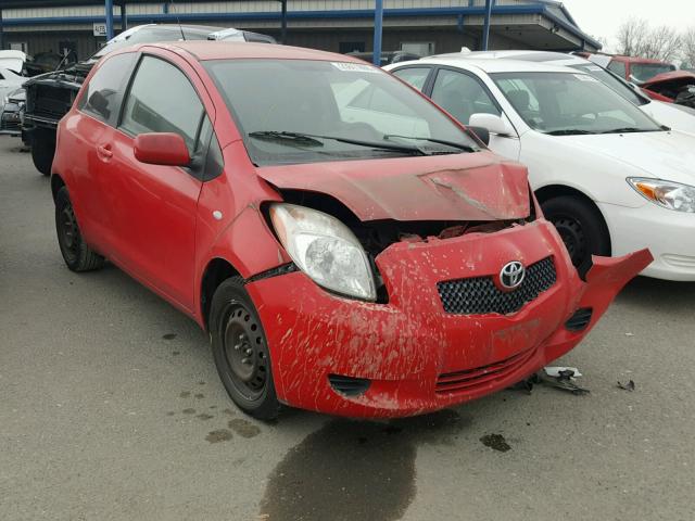 JTDJT923285170723 - 2008 TOYOTA YARIS RED photo 1