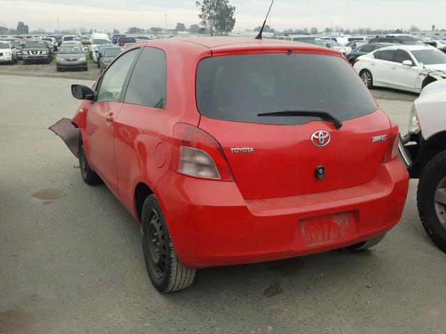 JTDJT923285170723 - 2008 TOYOTA YARIS RED photo 3