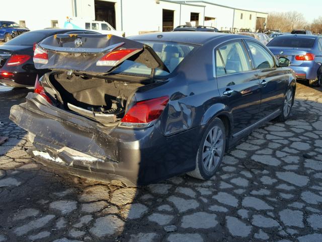 4T1BK3DB9BU411551 - 2011 TOYOTA AVALON BAS GRAY photo 4