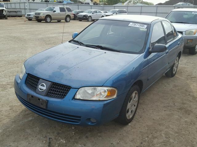 3N1CB51D94L909775 - 2004 NISSAN SENTRA 1.8 BLUE photo 2