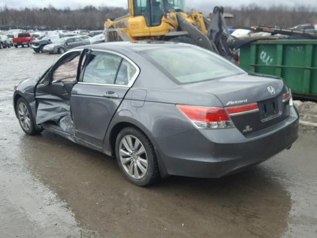 1HGCP2F73CA187260 - 2012 HONDA ACCORD EX GRAY photo 3