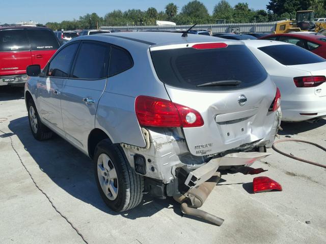 JN8AS5MT5AW018738 - 2010 NISSAN ROGUE S SILVER photo 3