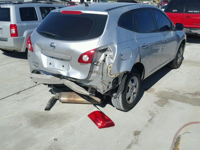 JN8AS5MT5AW018738 - 2010 NISSAN ROGUE S SILVER photo 4