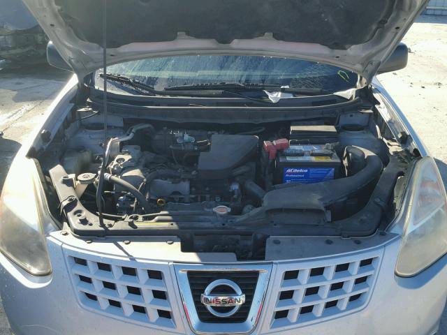JN8AS5MT5AW018738 - 2010 NISSAN ROGUE S SILVER photo 7