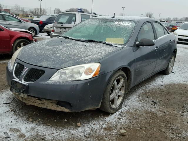 1G2ZG57N984272542 - 2008 PONTIAC G6 BASE GRAY photo 2