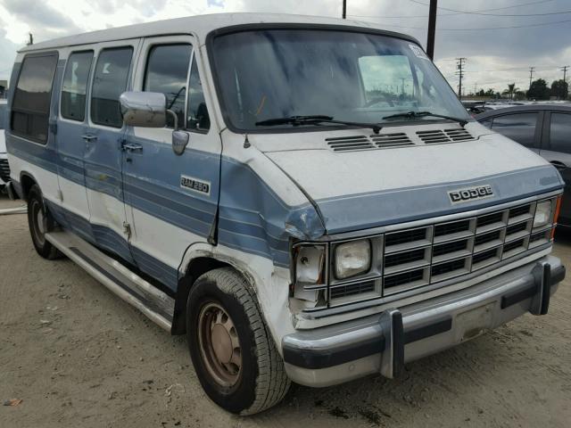 2B6HB21Y1MK436006 - 1991 DODGE RAM VAN B2 TWO TONE photo 1