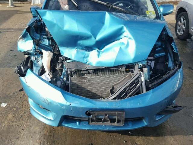 JHMGE8H55CC005775 - 2012 HONDA FIT SPORT BLUE photo 7