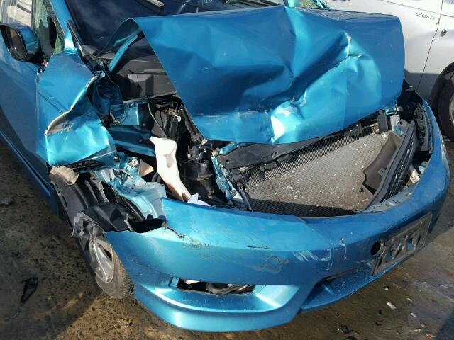 JHMGE8H55CC005775 - 2012 HONDA FIT SPORT BLUE photo 9