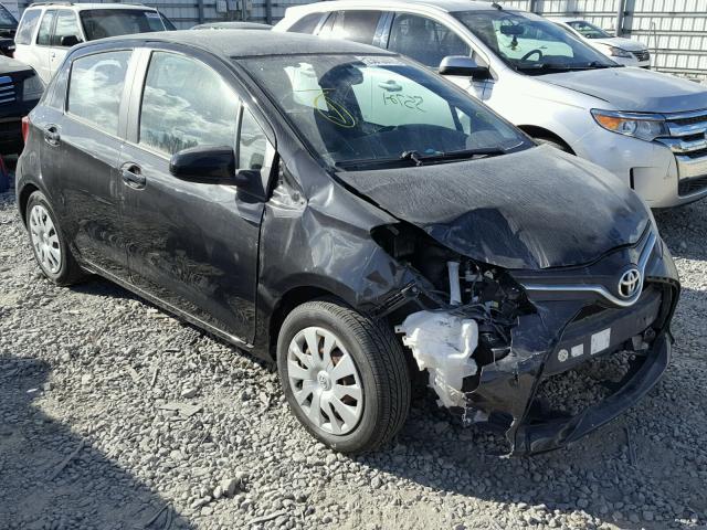 VNKKTUD35FA017222 - 2015 TOYOTA YARIS BLACK photo 1