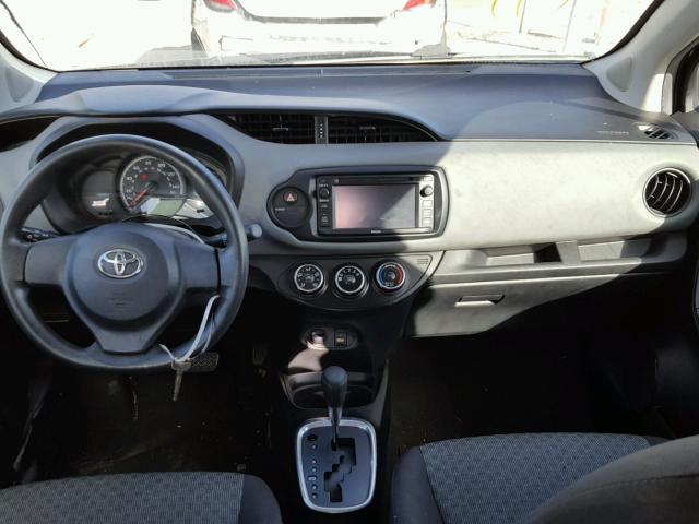 VNKKTUD35FA017222 - 2015 TOYOTA YARIS BLACK photo 9