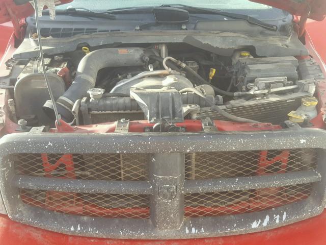 1D8HB58D55F514482 - 2005 DODGE DURANGO LI RED photo 7