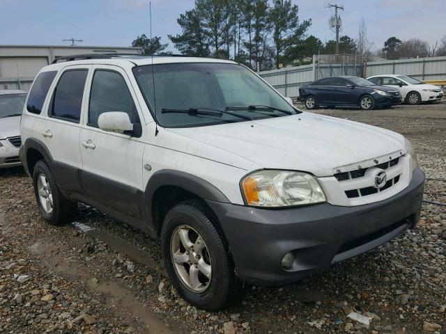 4F2CZ04165KM60328 - 2005 MAZDA TRIBUTE S WHITE photo 1