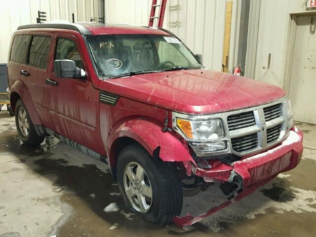 1D8GU28KX9W516477 - 2009 DODGE NITRO SE RED photo 1