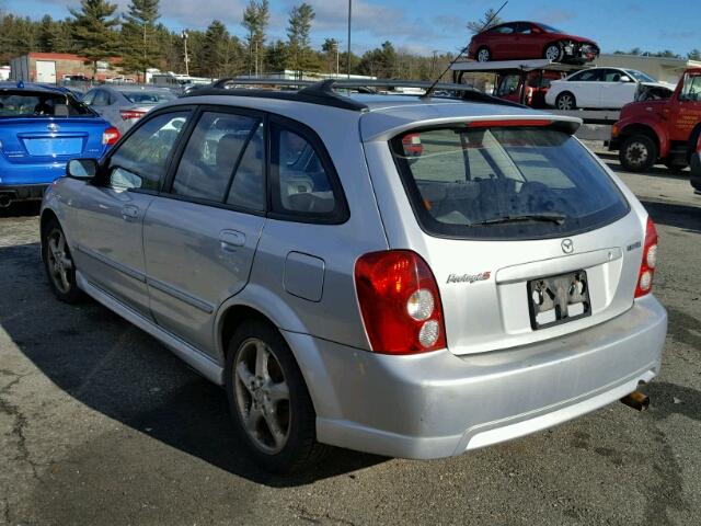 JM1BJ245621453172 - 2002 MAZDA PROTEGE PR GRAY photo 3