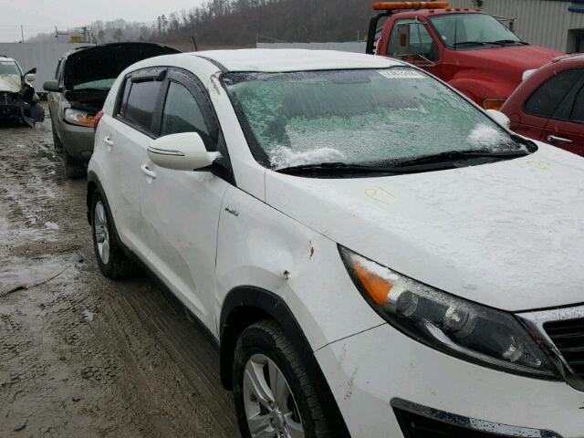 KNDPBCA21D7487930 - 2013 KIA SPORTAGE L WHITE photo 9