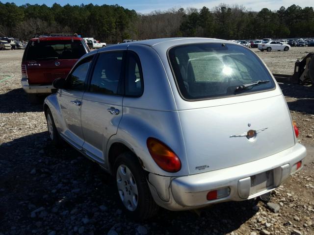 3C4FY48B04T331329 - 2004 CHRYSLER PT CRUISER SILVER photo 3