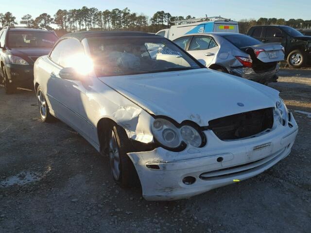 WDBTK65GX5T047332 - 2005 MERCEDES-BENZ CLK 320 WHITE photo 1