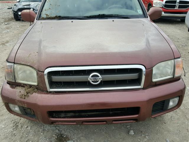 JN80R09X53W700318 - 2003 NISSAN PATHFINDER BROWN photo 7