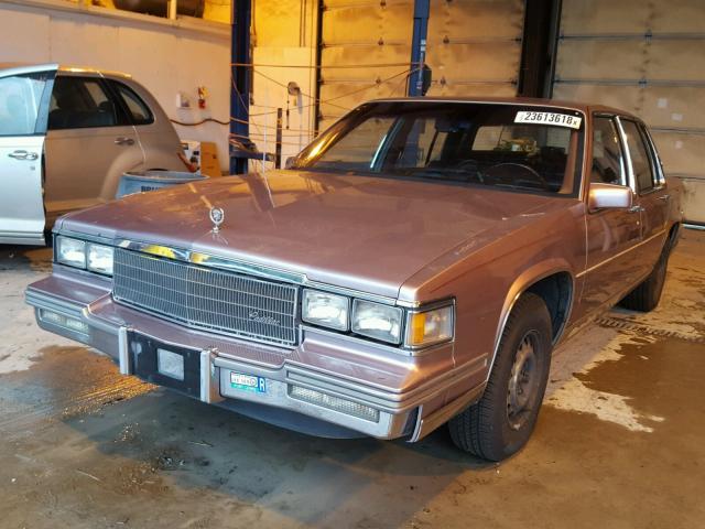 1G6CD6989G4284098 - 1986 CADILLAC DEVILLE BA BEIGE photo 2