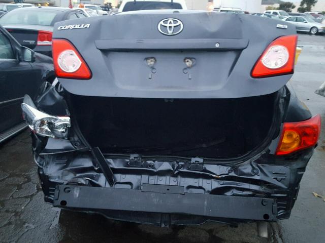 1NXBU4EE3AZ226791 - 2010 TOYOTA COROLLA BA GRAY photo 9