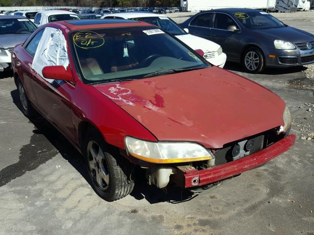 1HGCG2259WA008597 - 1998 HONDA ACCORD EX RED photo 1