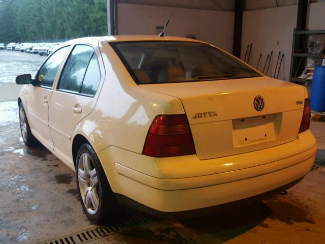 3VWTG69M81M173603 - 2001 VOLKSWAGEN JETTA GLX WHITE photo 3