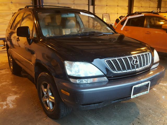 JTJHF10U820264349 - 2002 LEXUS RX 300 BLACK photo 1