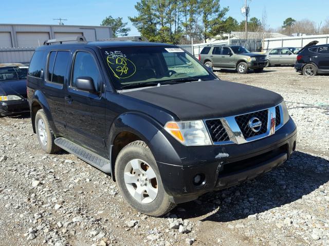 5N1AR18UX6C683383 - 2006 NISSAN PATHFINDER BLACK photo 1