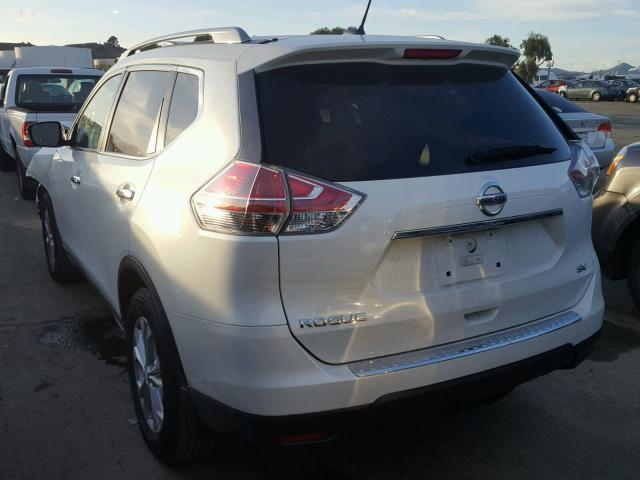 5N1AT2MT6FC925493 - 2015 NISSAN ROGUE S WHITE photo 3