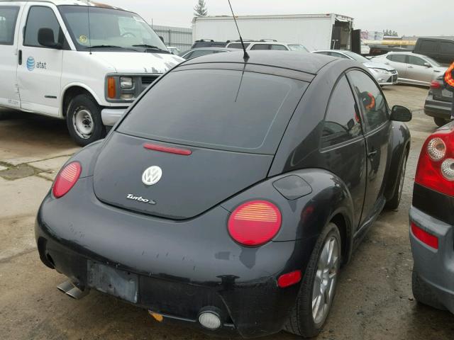 3VWFE21C13M410272 - 2003 VOLKSWAGEN NEW BEETLE BLACK photo 4