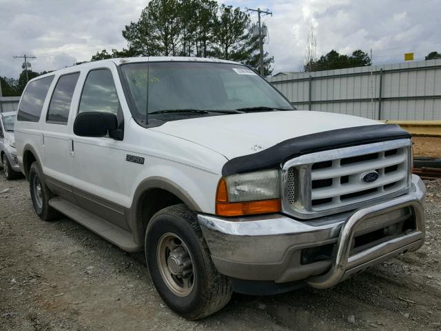 1FMNU42L51EA71445 - 2001 FORD EXCURSION WHITE photo 1