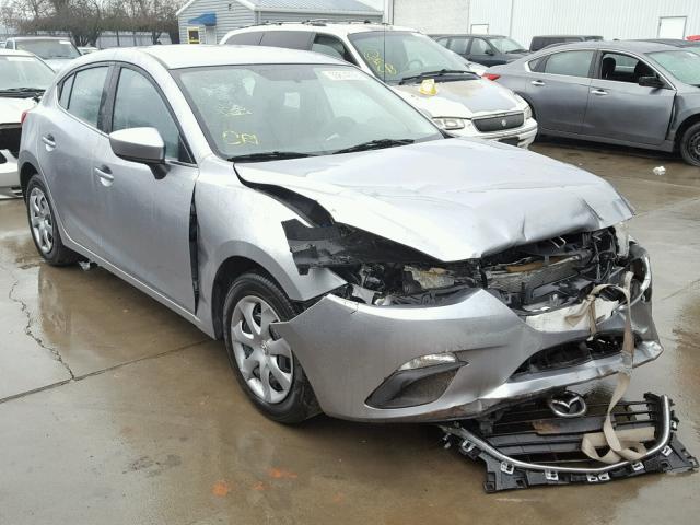 JM1BM1L72E1161396 - 2014 MAZDA 3 TOURING GRAY photo 1