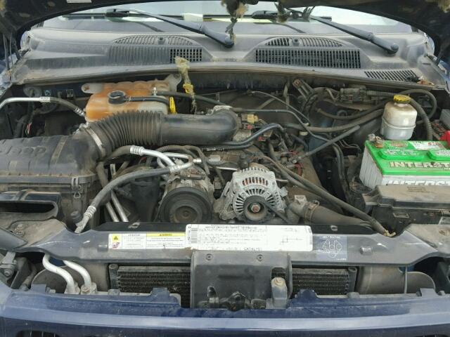 1J4GL48K96W182087 - 2006 JEEP LIBERTY SP BLUE photo 7