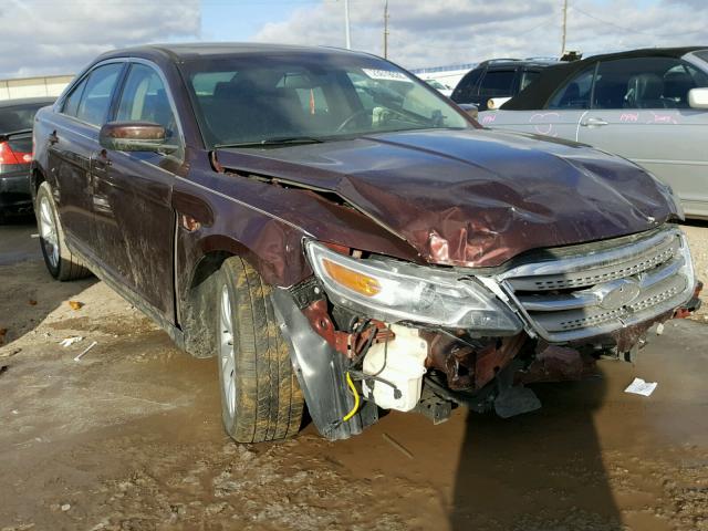 1FAHP2EW8CG111193 - 2012 FORD TAURUS SEL BURGUNDY photo 1